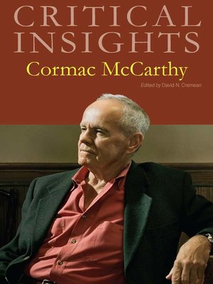 cover image of Critical Insights: Cormac McCarthy